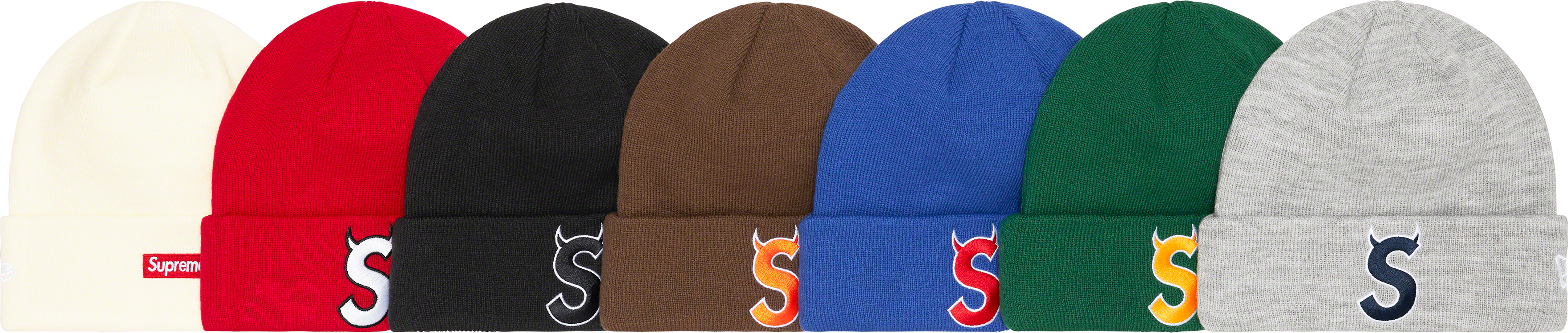 Supreme New Era S Logo Beanie Natural - ニットキャップ/ビーニー