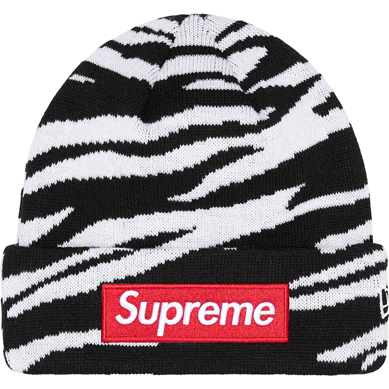 Supreme New Era Box Logo Beanie Cardinal