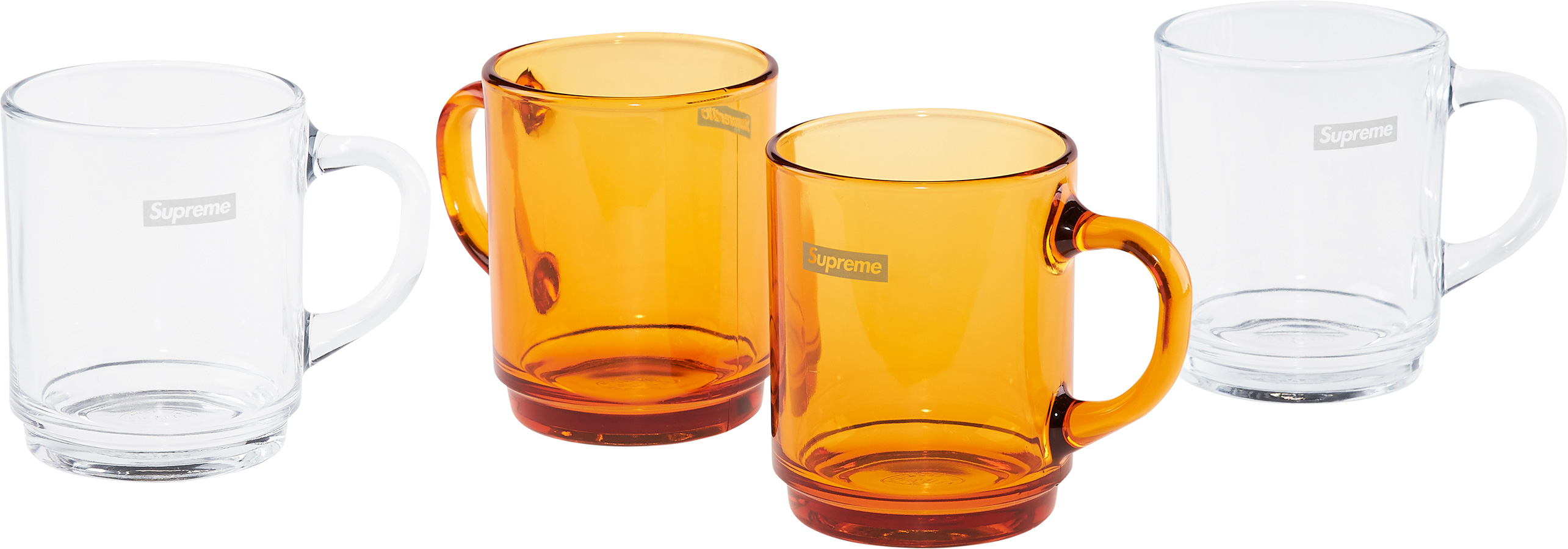 Supreme®/Duralex Glass Mugs (Set of 6)