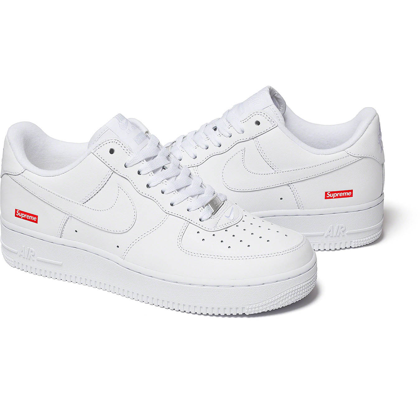 Supreme NIKE Air Force1 黒白 2足セット 24.5