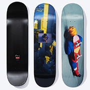 Supreme/Pope.L Great White Way and Training Crawl Skateboards