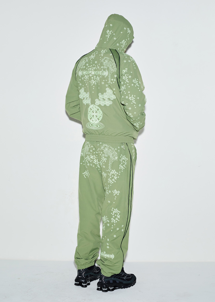 supreme aoi glow-in-the-dark track suits-