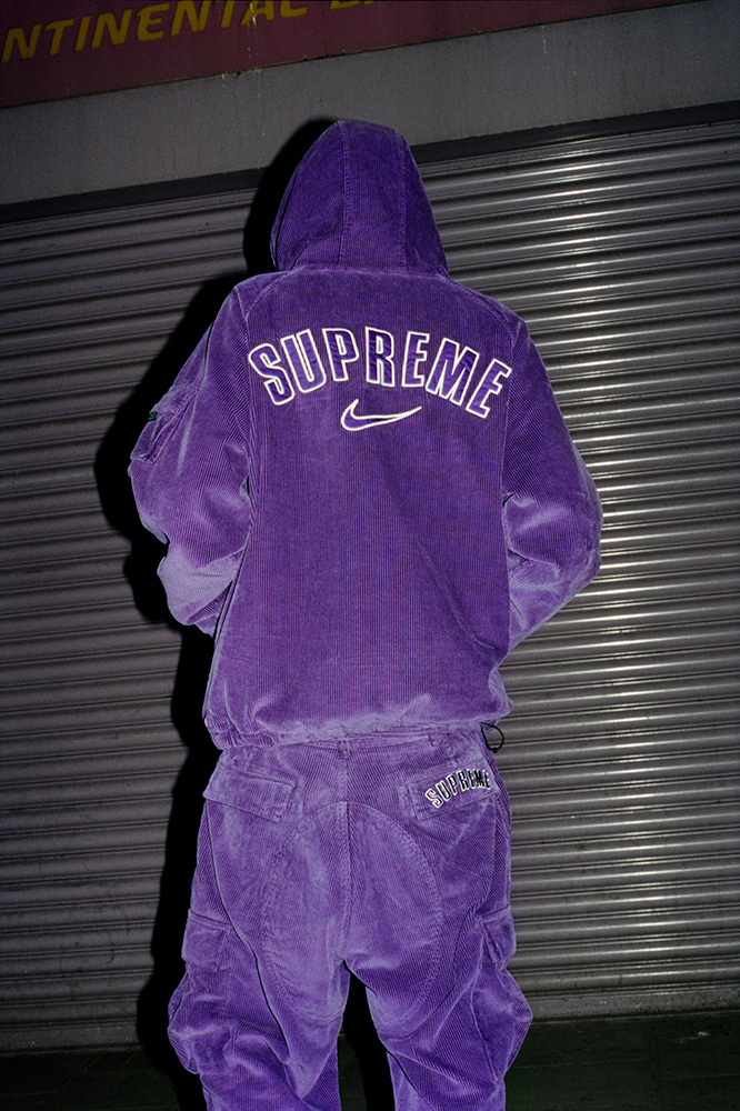 Supreme®/Nike® Arc Corduroy Hooded Jacket | Supreme 22ss