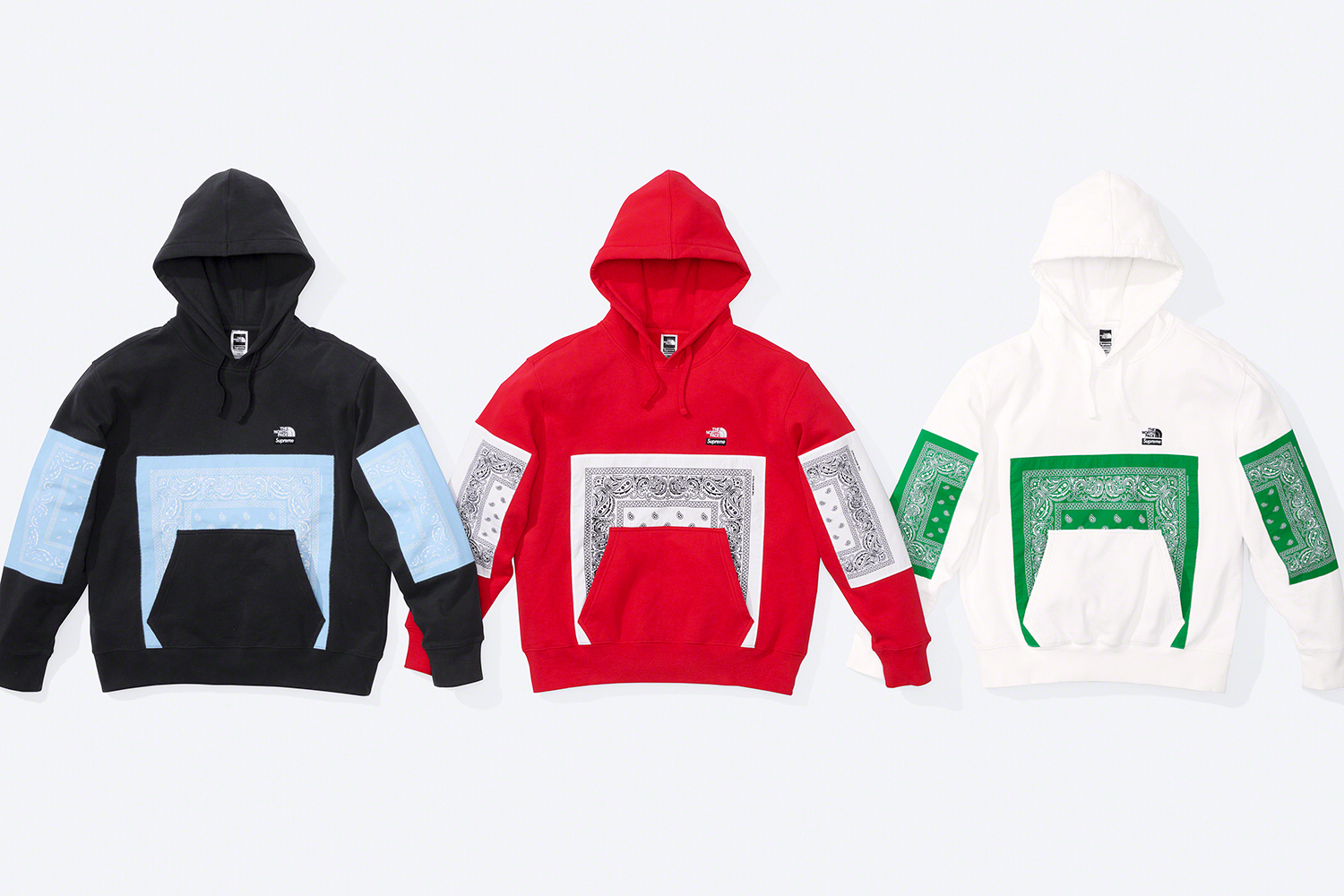 Supreme North Face バンダナ Hooded パーカー Lサイズ - www