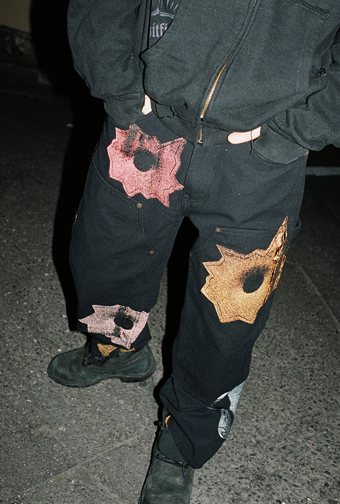 Nate Lowman/Supreme Double Knee Painter Pant