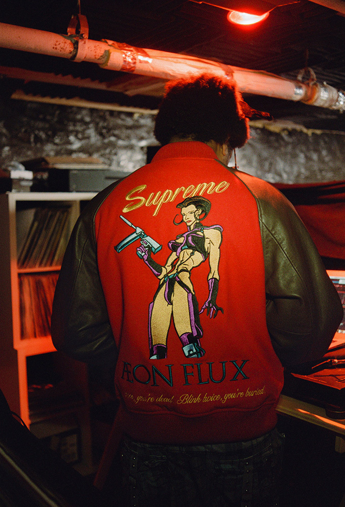 Supreme/Aeon Flux Varsity Jacket | Supreme 22ss