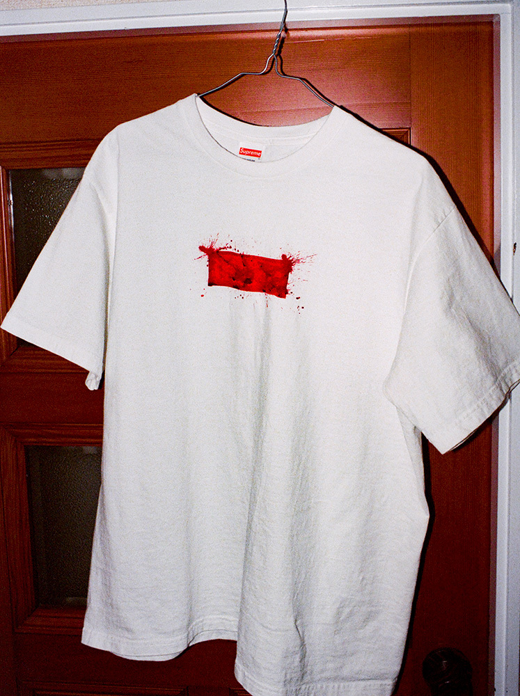 SUPREME シュプリーム 22SS Ralph Steadman Box Logo Tee ロゴ  半袖Ｔシャツ
 コットン100% ホワイト M 正規品 / 27602