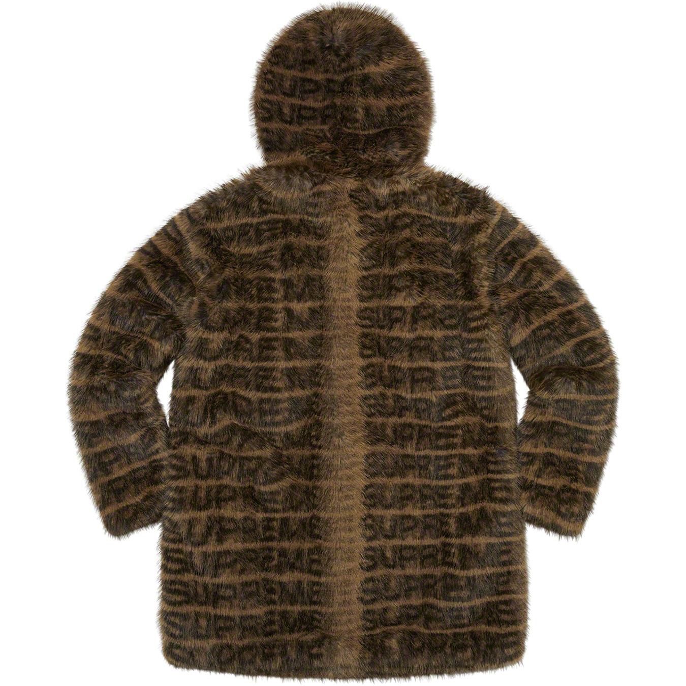 Supreme Faux Fur Hooded Coat