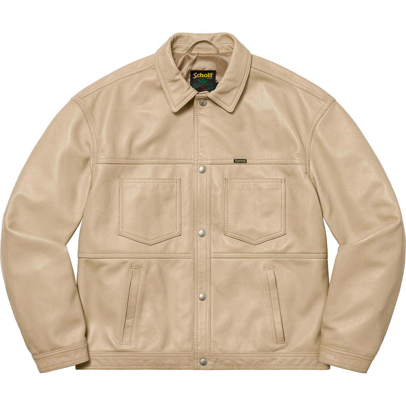 supreme schott lether work jacket シュプリーム