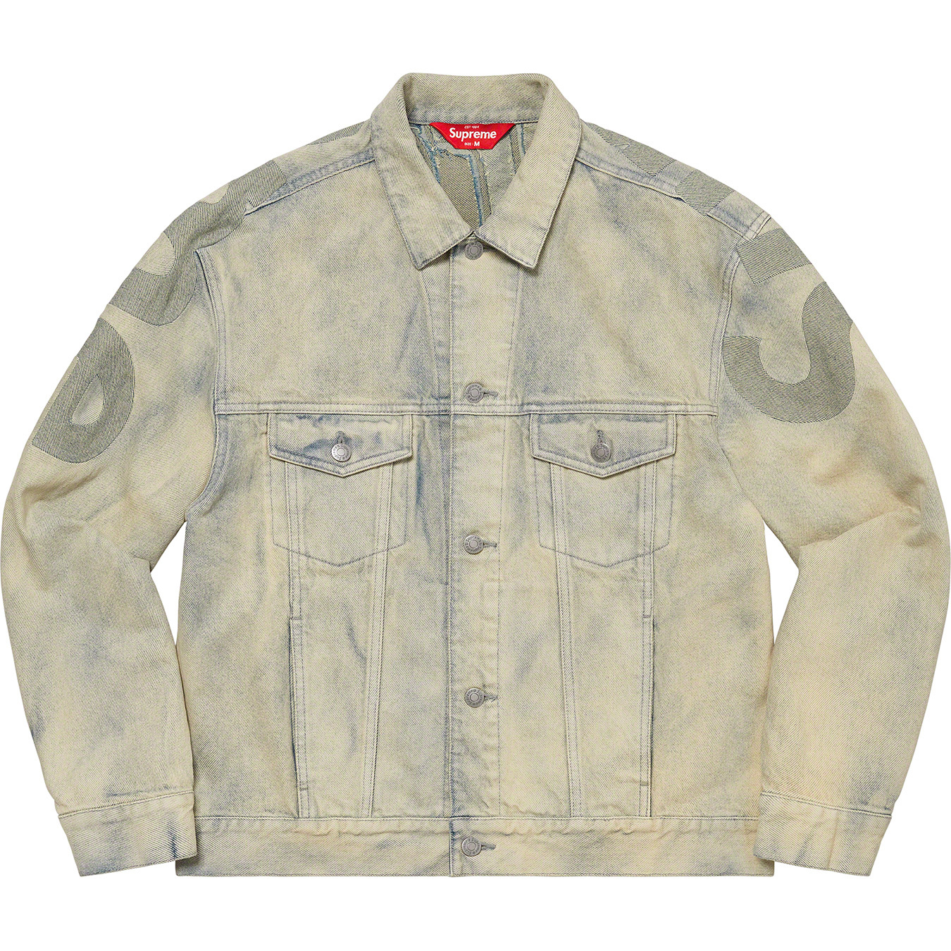 メンズSupreme Inset Logo Denim Trucker Jacket