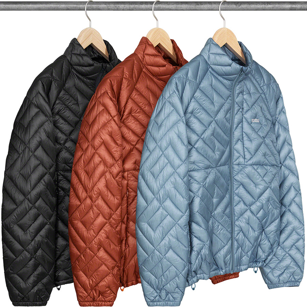 Spellout Quilted Lightweight Down Jacket | Supreme 22ss