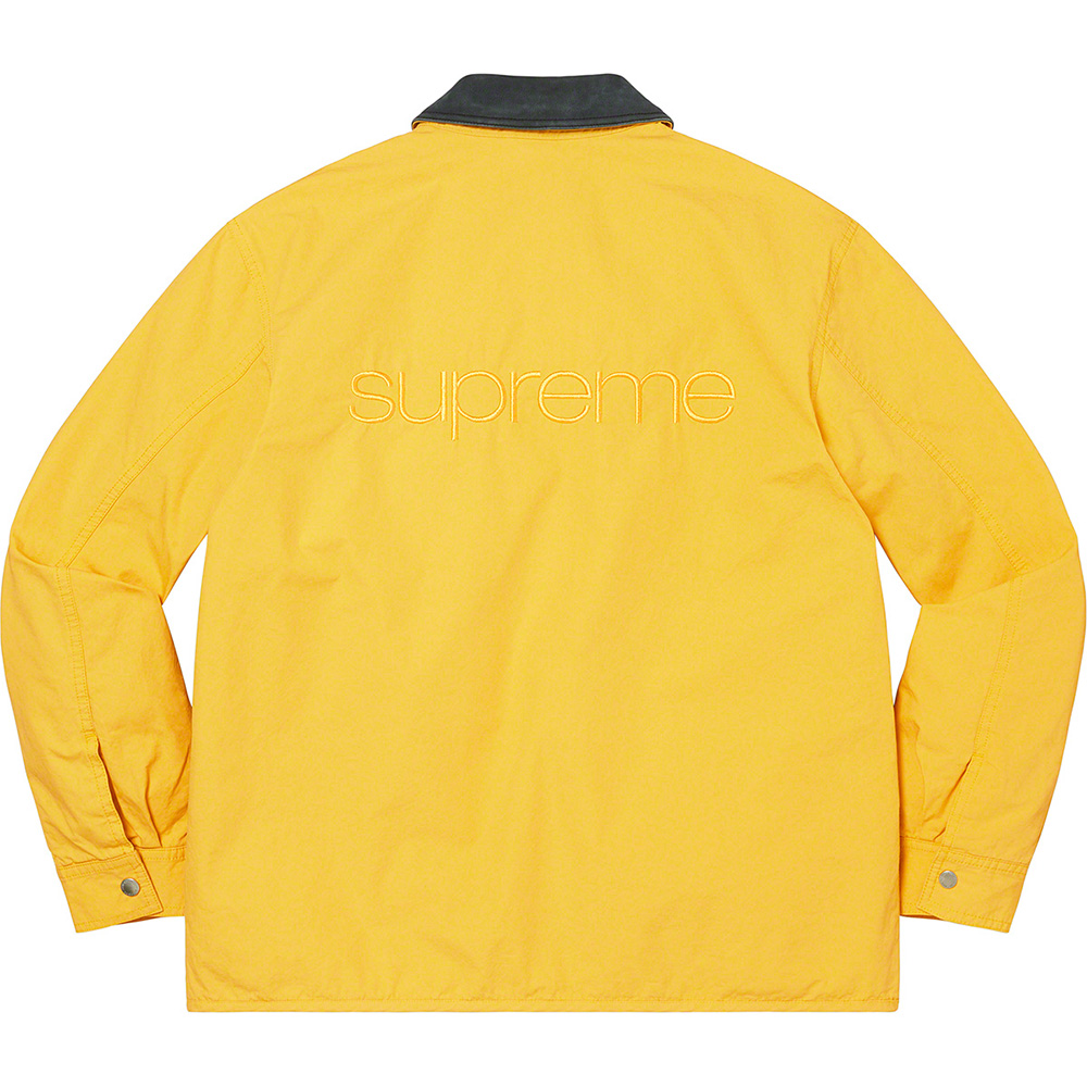 Supreme Cotton Utility Jacket "Sulfur"