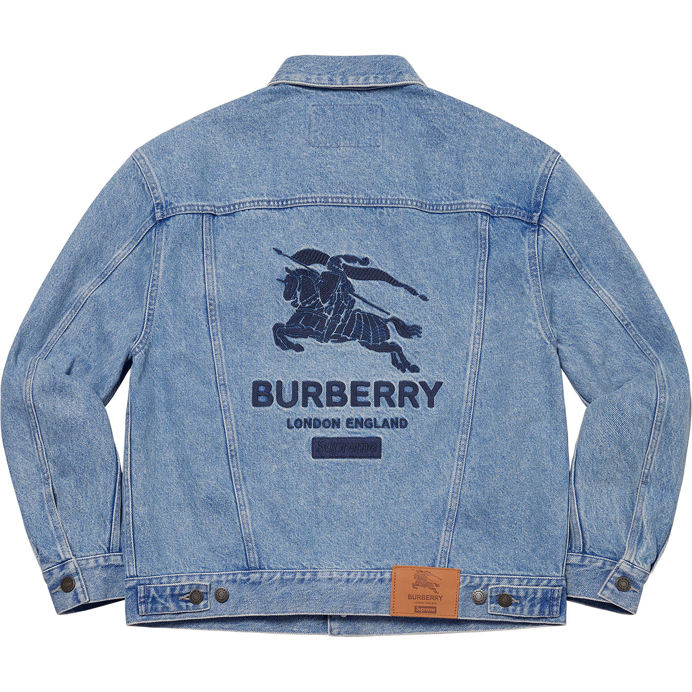 Supreme®/Burberry® Denim Trucker Jacket
