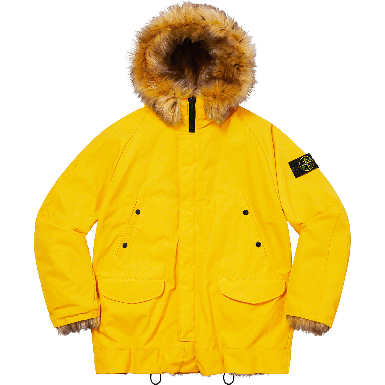 Supreme®/Stone Island® Formula Steel Reversible Faux Fur Parka ...