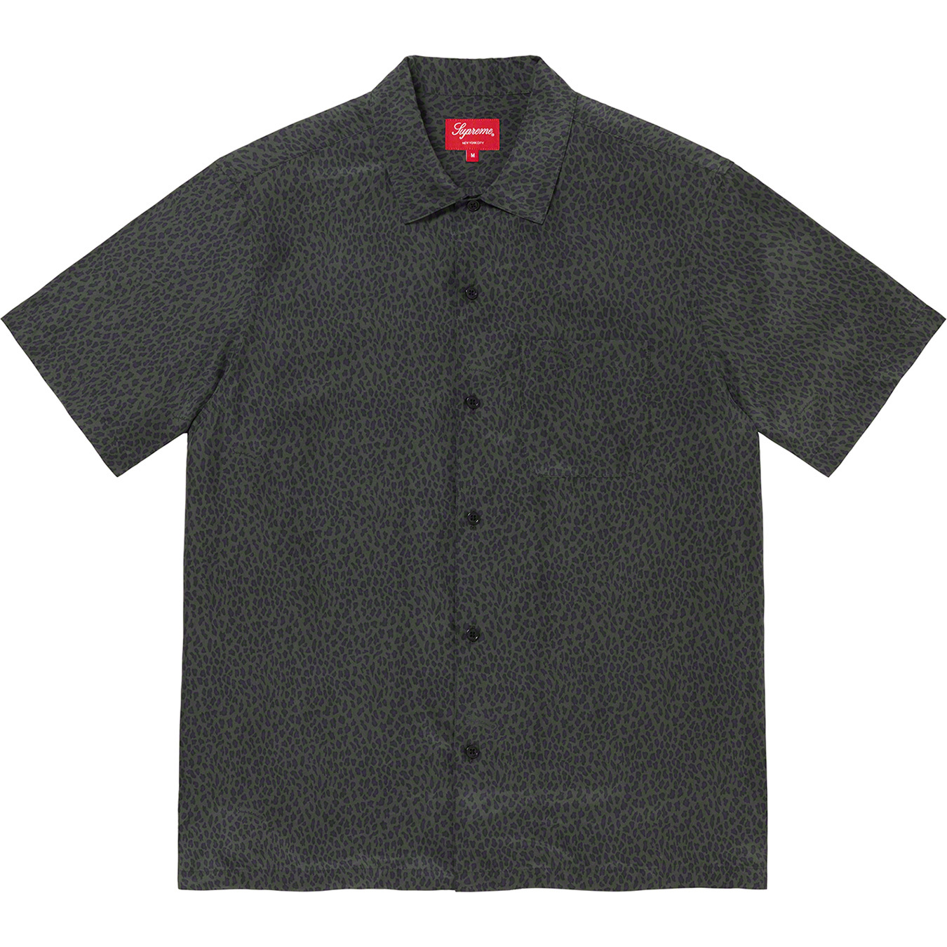 XL Supreme Leopard Silk S/S Shirt ピンク