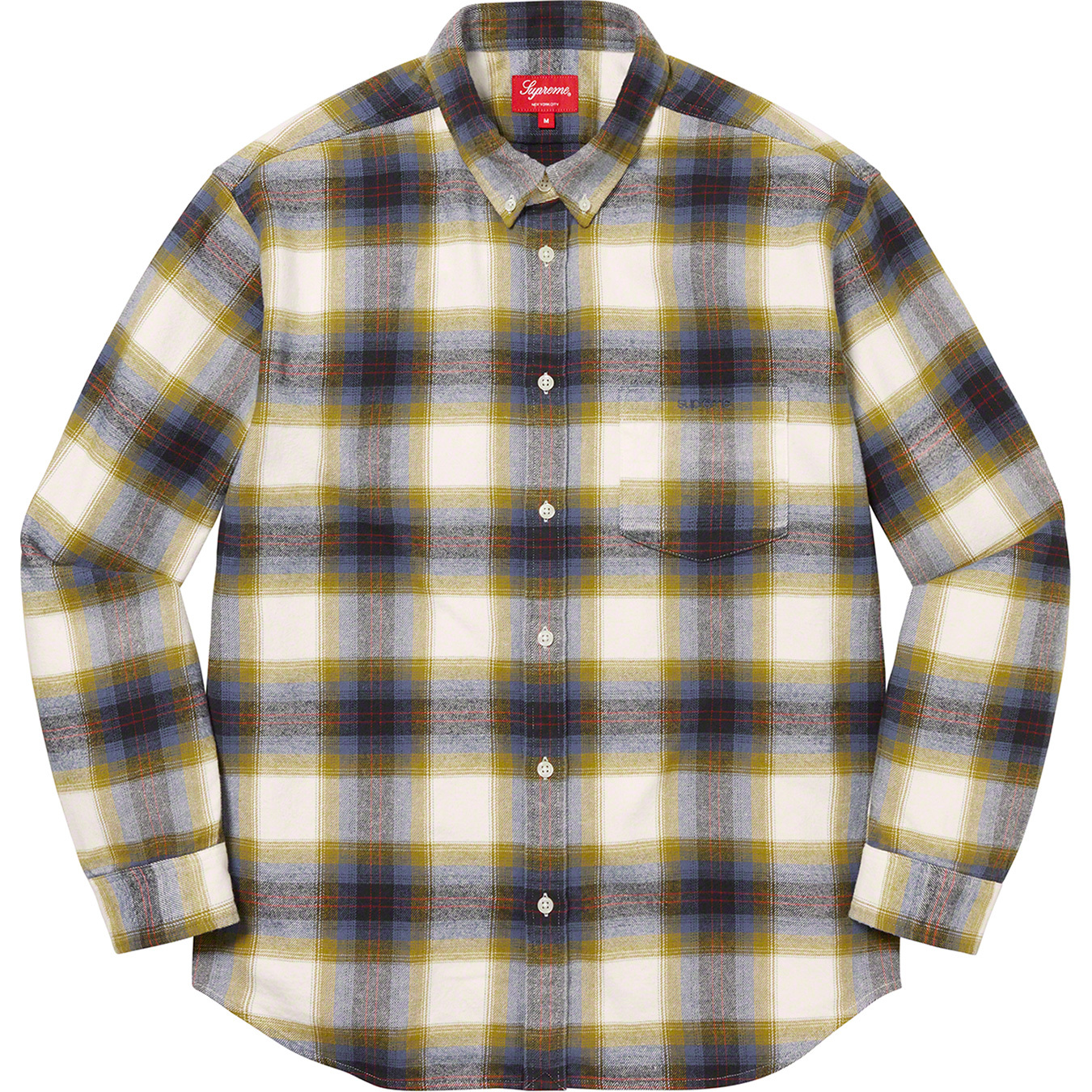 Supreme Brushed Plaid Flannel Shirt