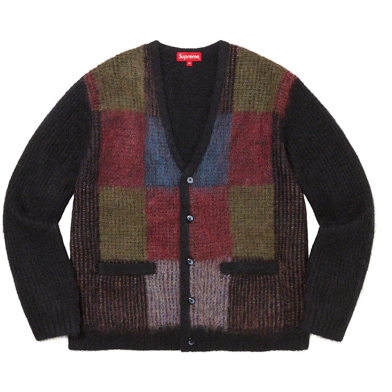 Brushed Grid Cardigan | Supreme 22ss