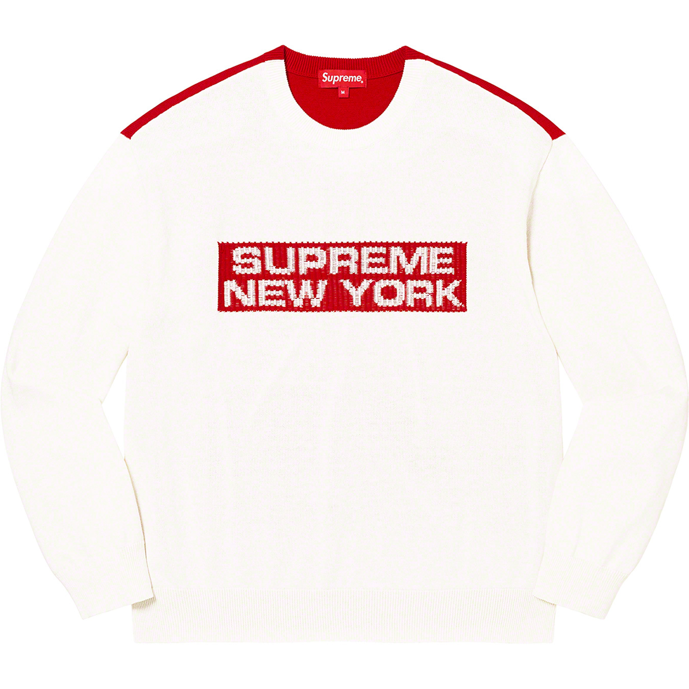 ニット/セーターsupreme 22SS 2-Tone Sweater シュプリーム Sサイズ - ニット/セーター