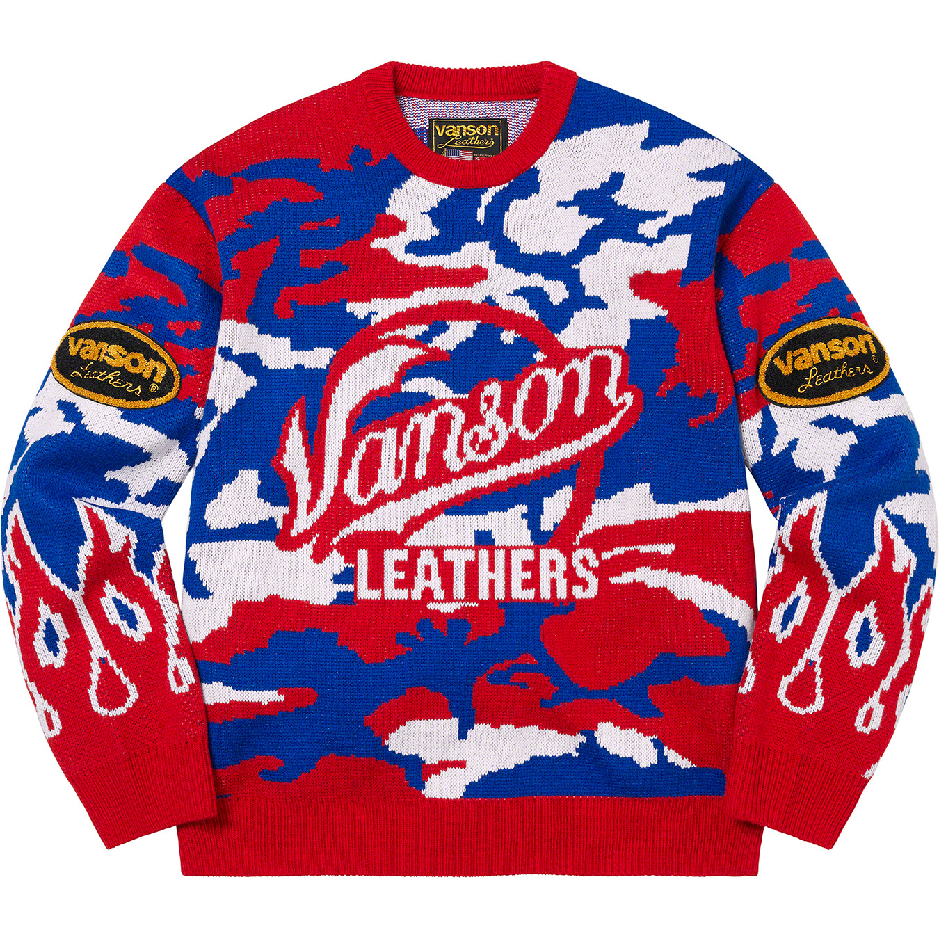 Supreme Vanson Leathers Sweaterシュプリームバンソンセーター - cert 