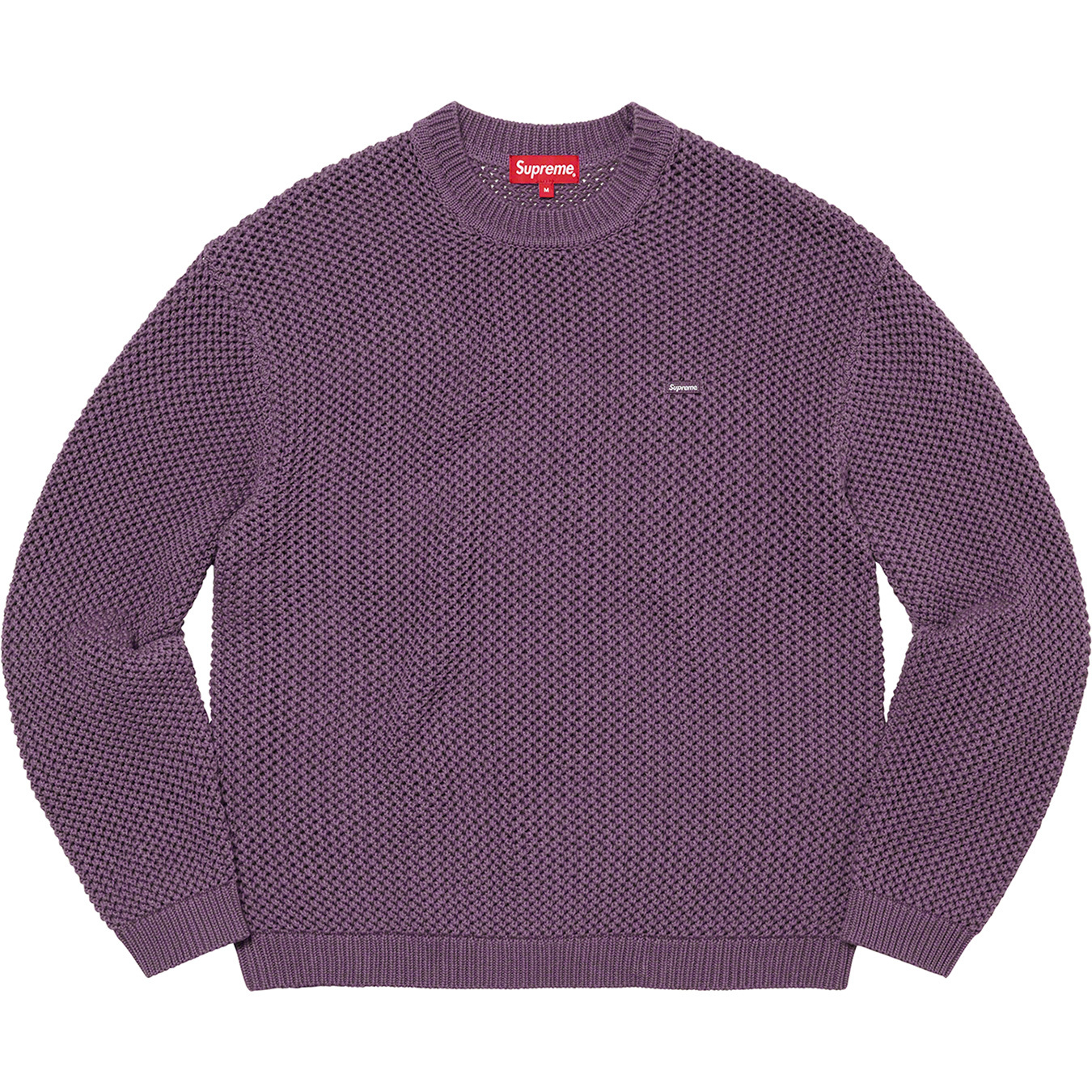 supreme Open Knit Small Box Sweater navyWastedYouth