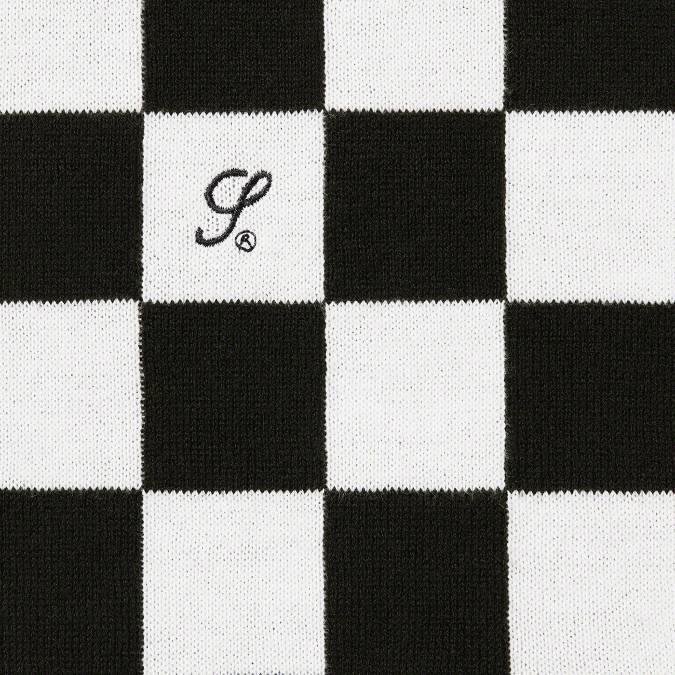 Checkerboard Zip Polo | Supreme 22ss
