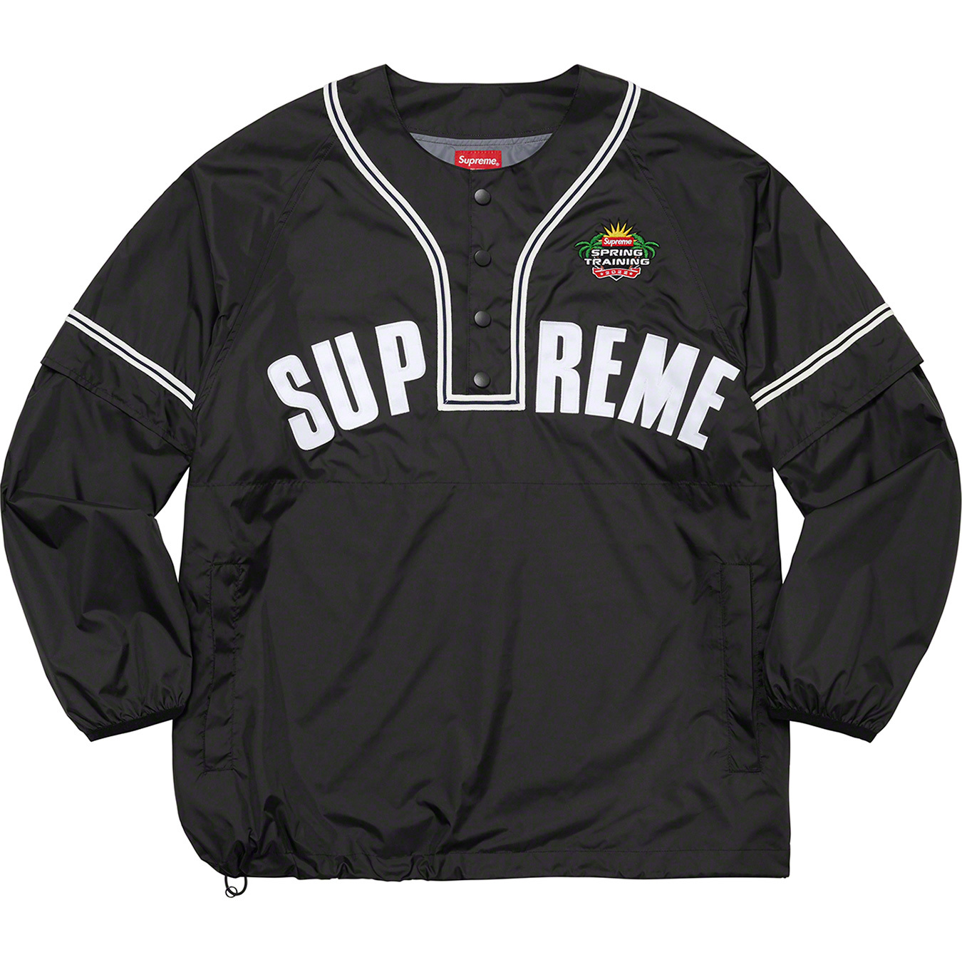 Snap-Off Sleeve L/S Baseball Top | Supreme 22ss