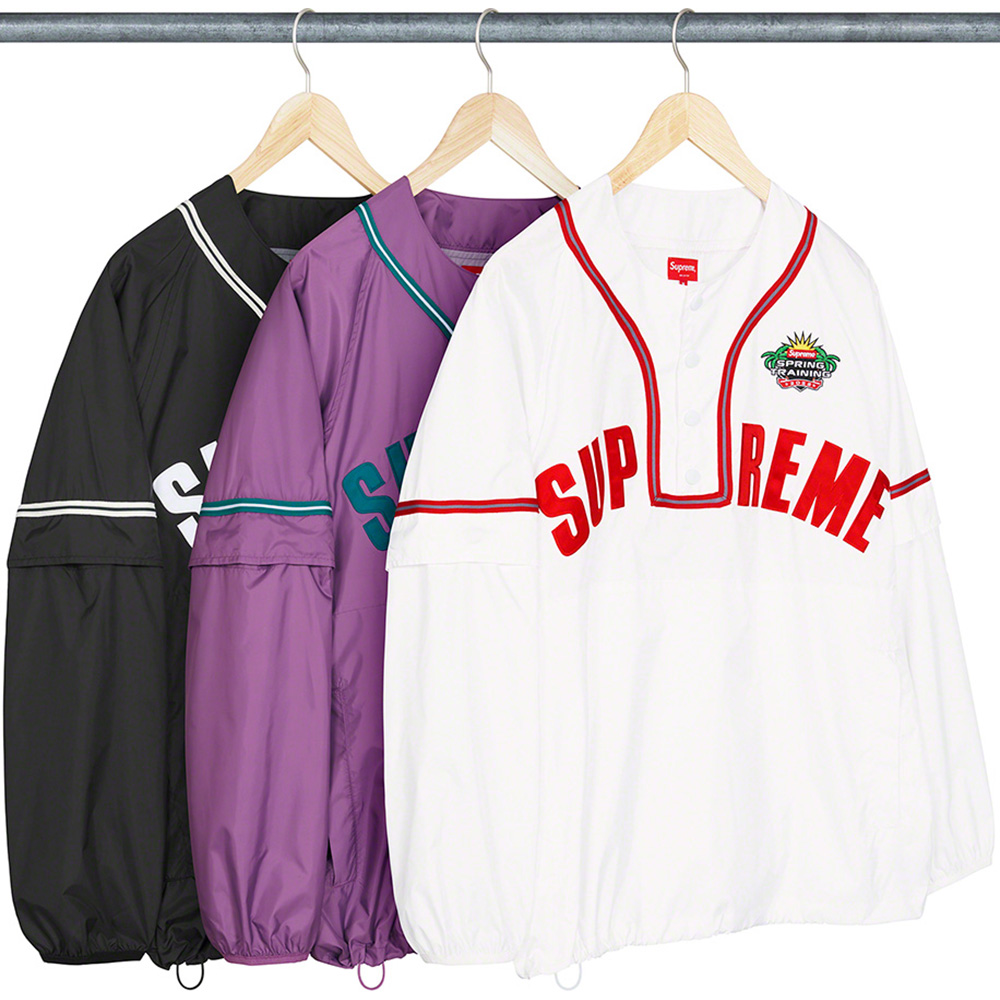Snap-Off Sleeve L/S Baseball Top | Supreme 22ss