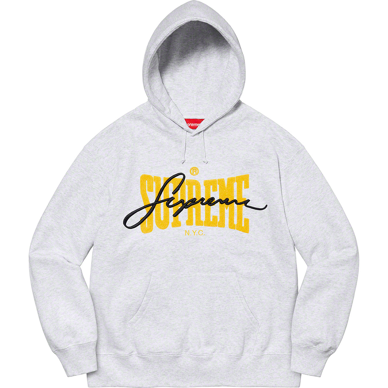 Embroidered Chenille Hooded Sweatshirt | Supreme 22ss