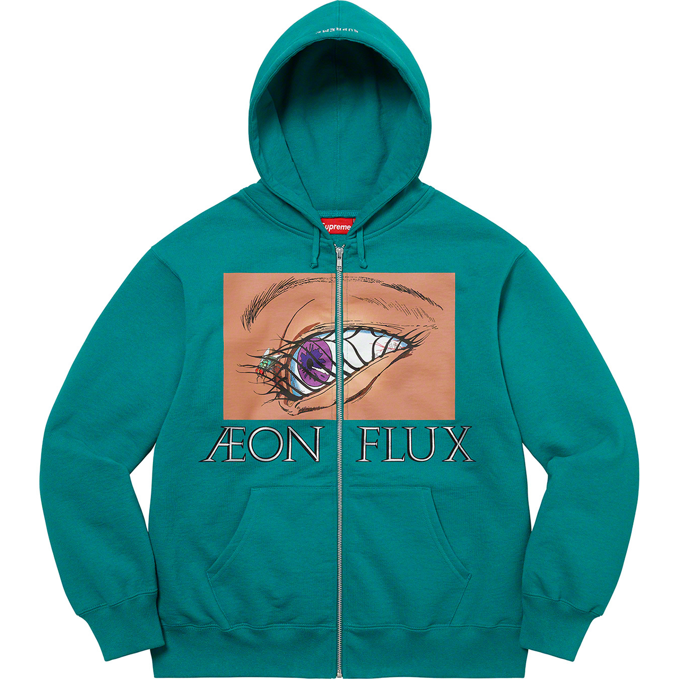 Supreme/Aeon Flux Zip Up Hooded Sweatshirt