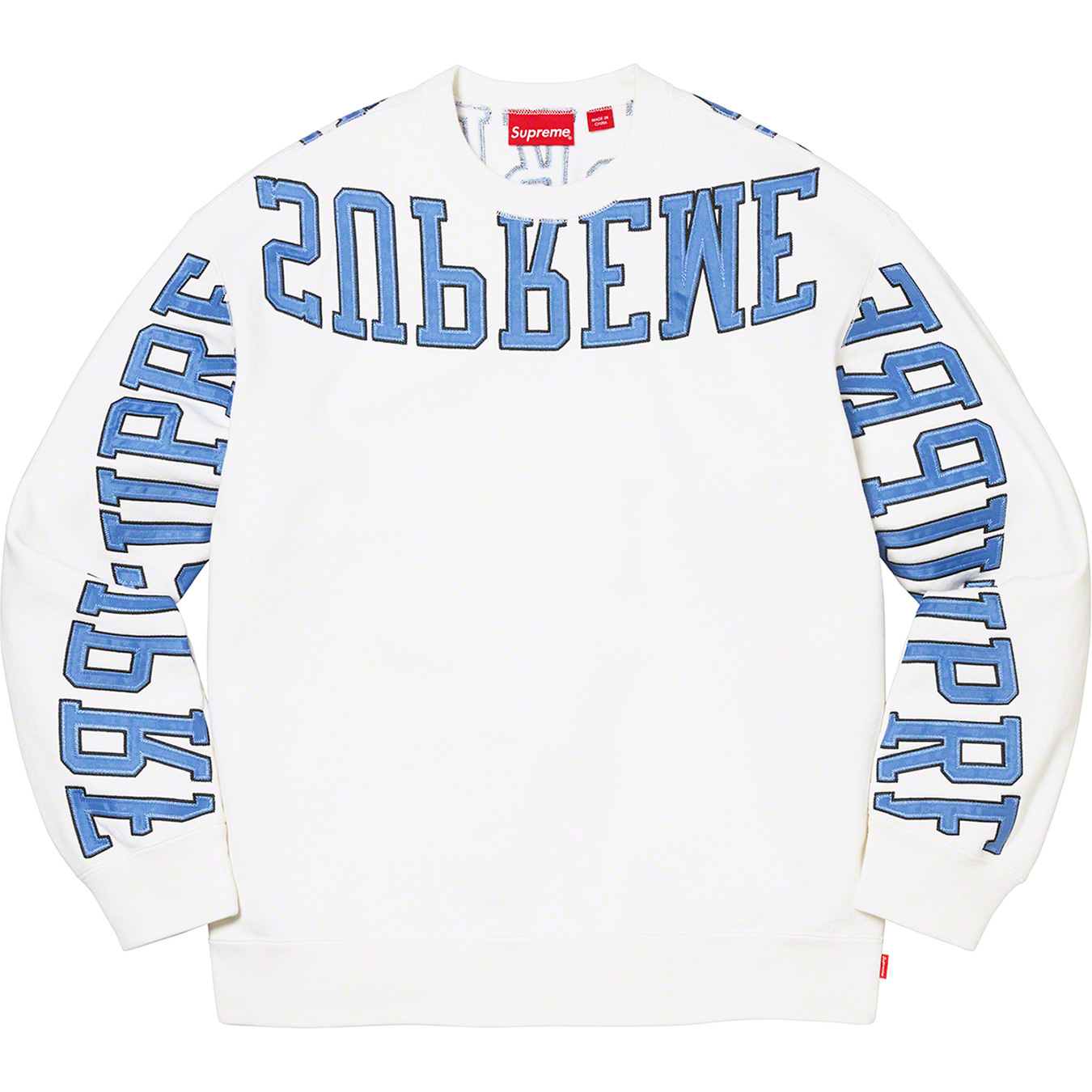 Supreme Multi Arc Crewneck BlackSupreme Multi Arc Crewneck Black - OFour