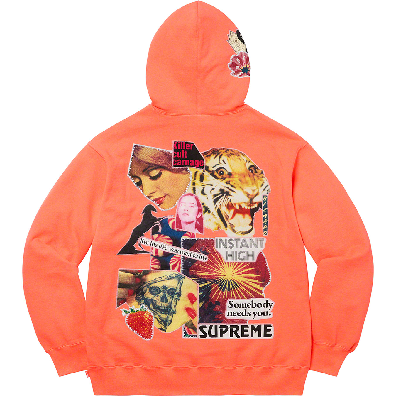 Instant High Patches Hooded Sweatshirt | Supreme 22ss