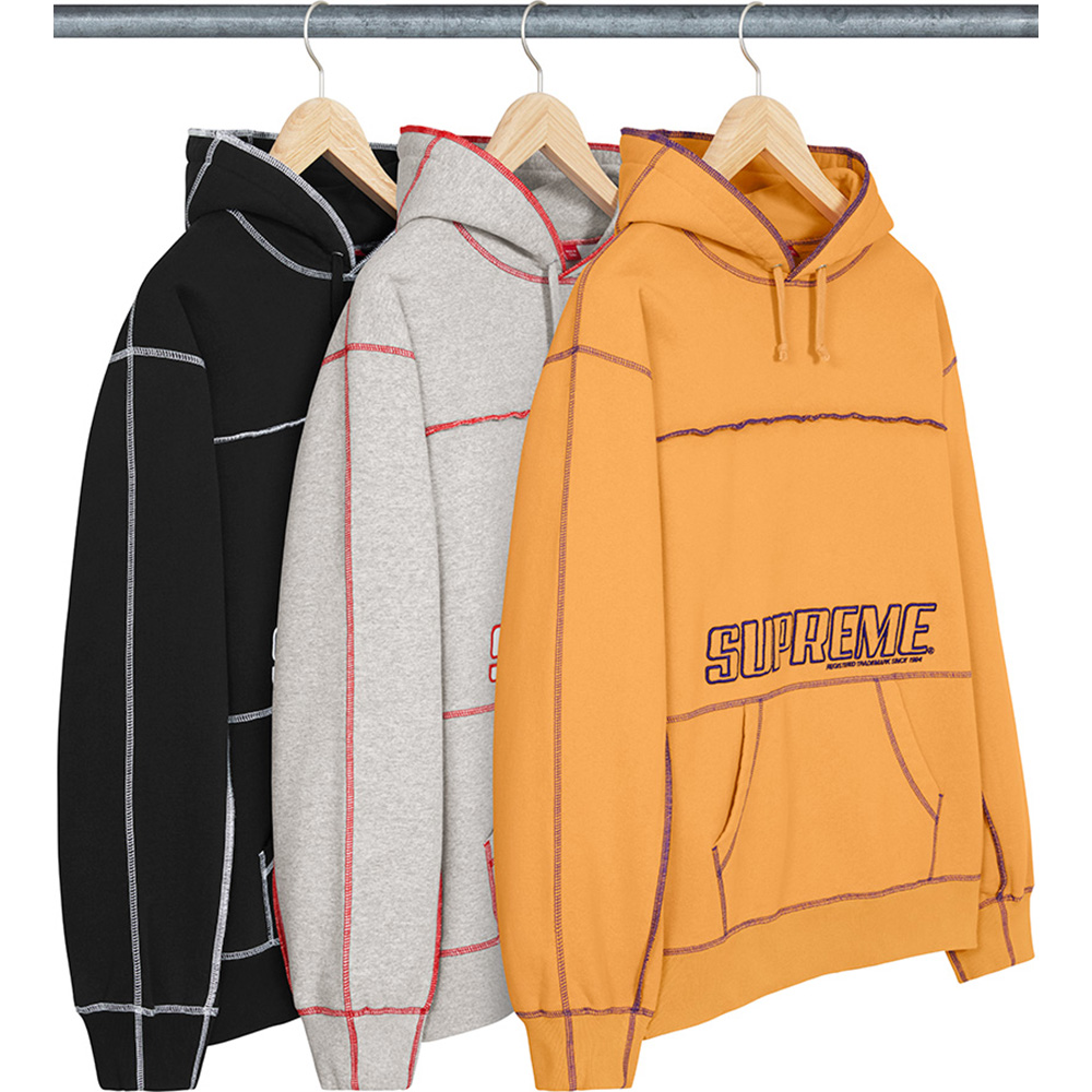 Coverstitch Hooded Sweatshirt | Supreme 22ss