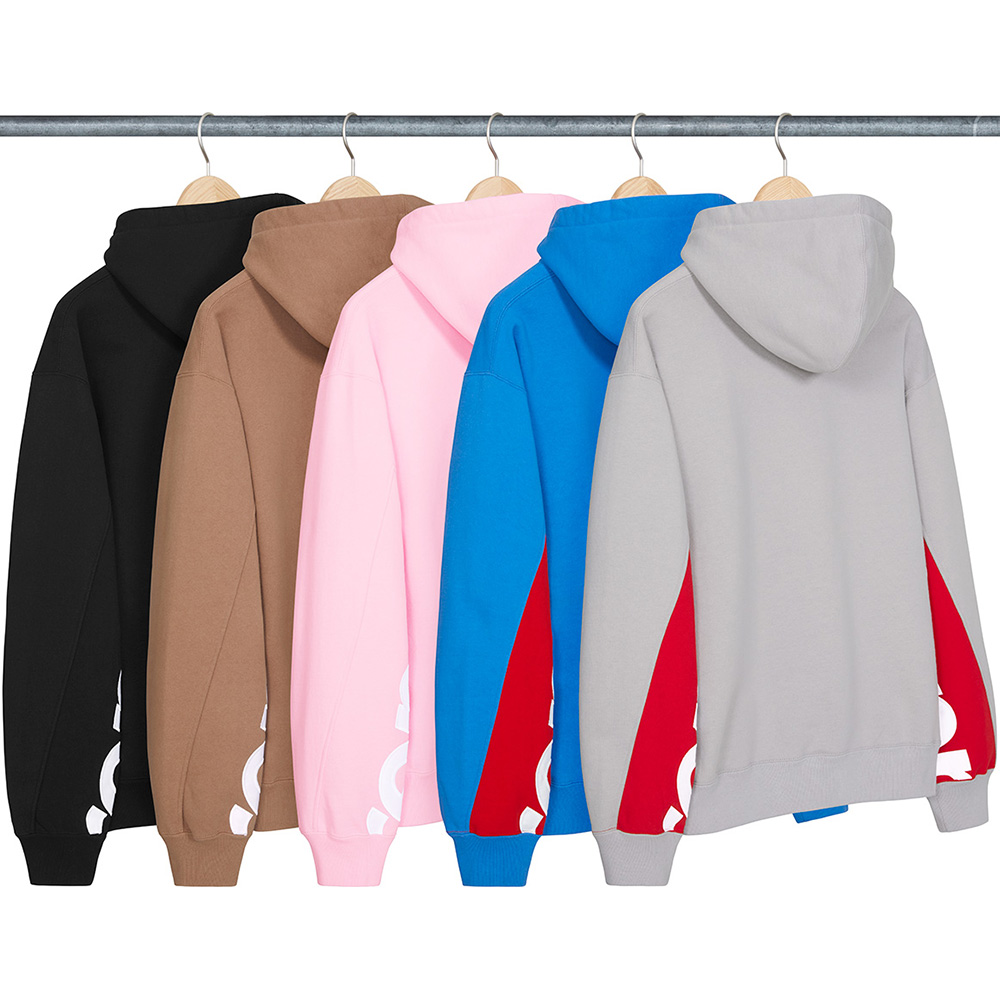 Cropped Panels Hooded Sweatshirt | Supreme 22ss