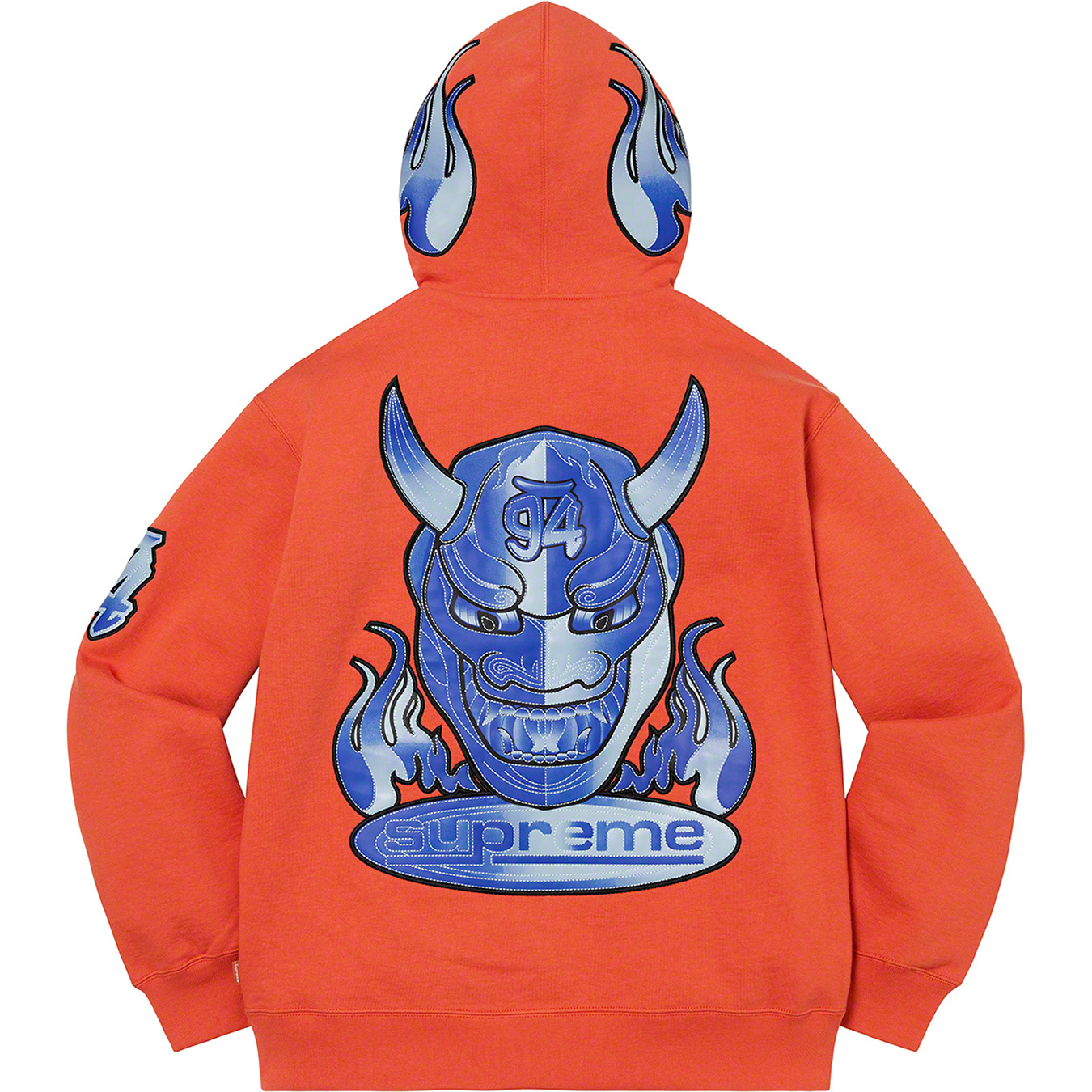 Demon Zip Up Hooded Sweatshirt | Supreme 22ss