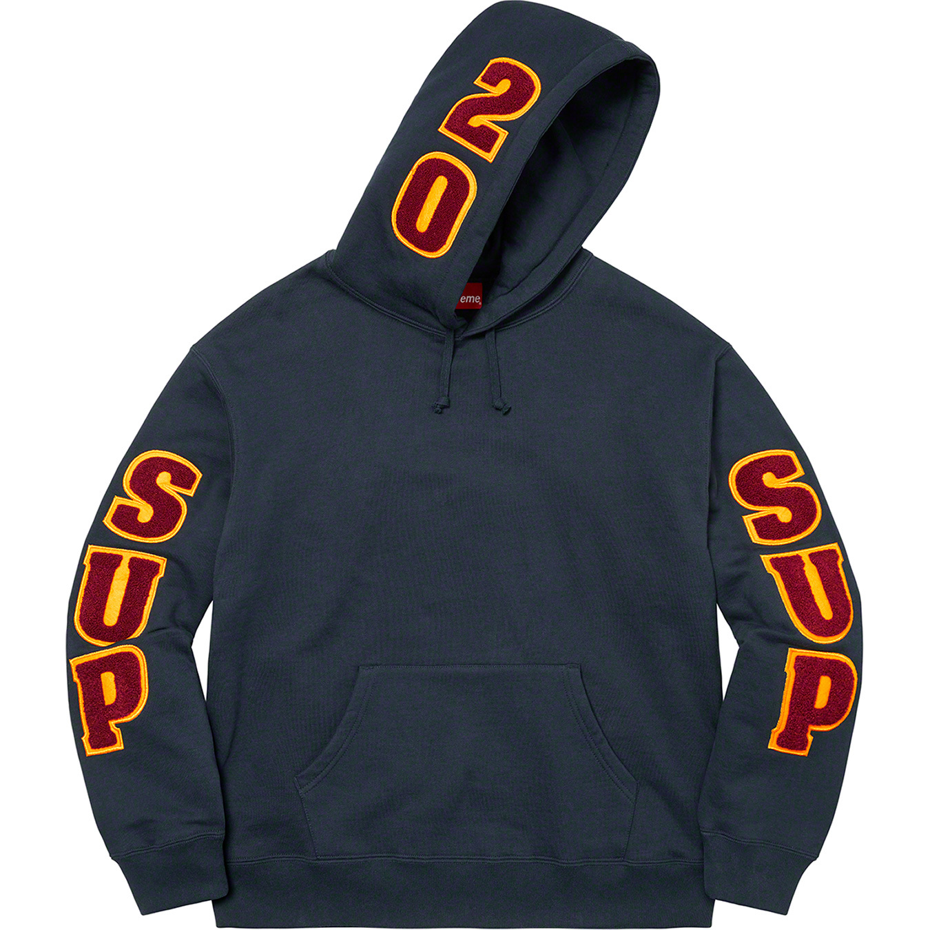 Supreme Supreme Team Chenille Hooded Sweatshirt