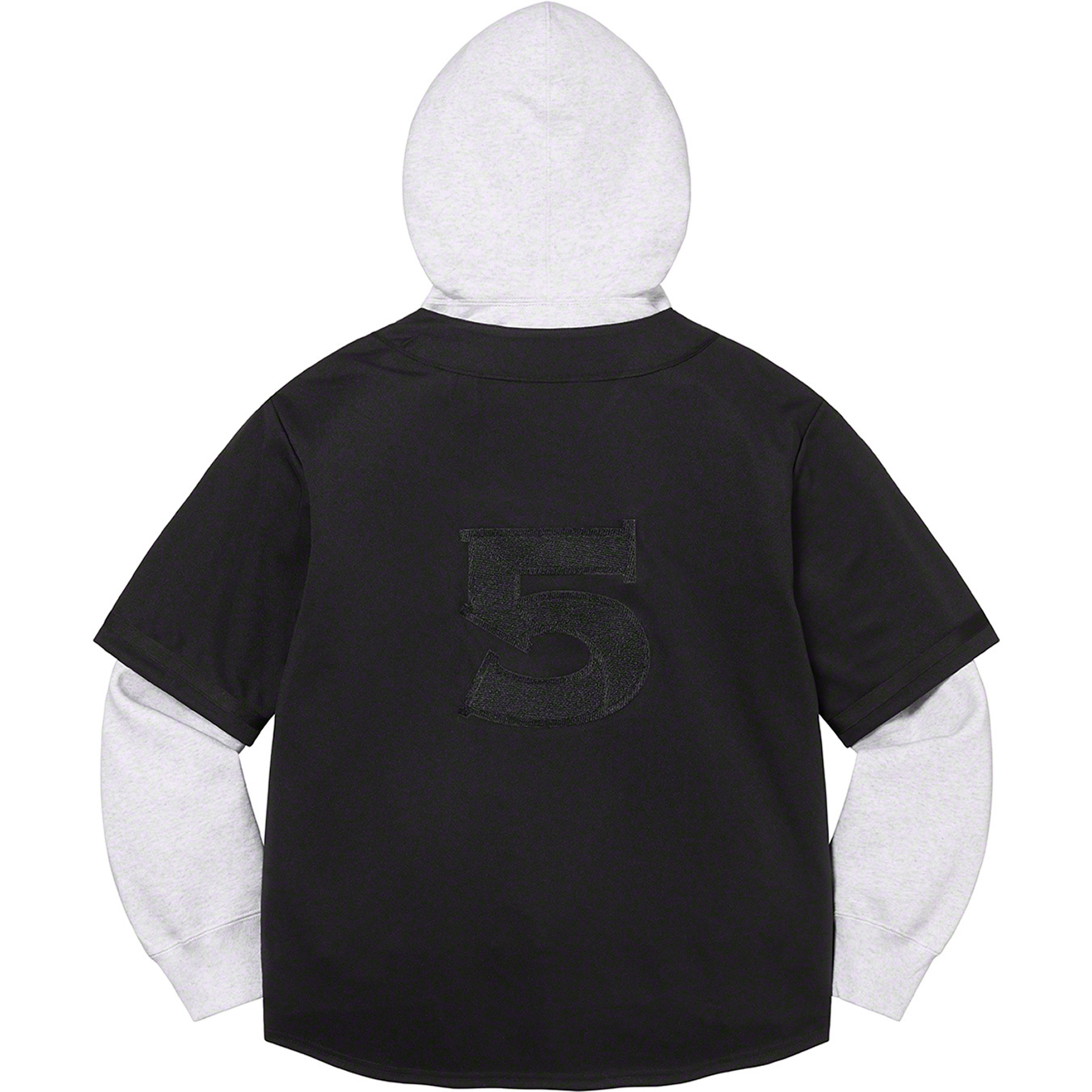 Supreme Baseball Jersey Hooded Sweatshirt