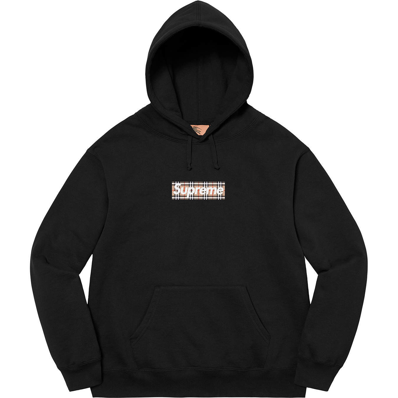 Supreme®/Burberry® Box Logo Hooded Sweatshirt Supreme 22ss