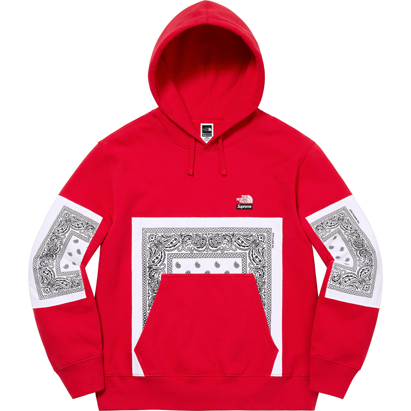 Supreme®/The North Face® Bandana Hooded Sweatshirt