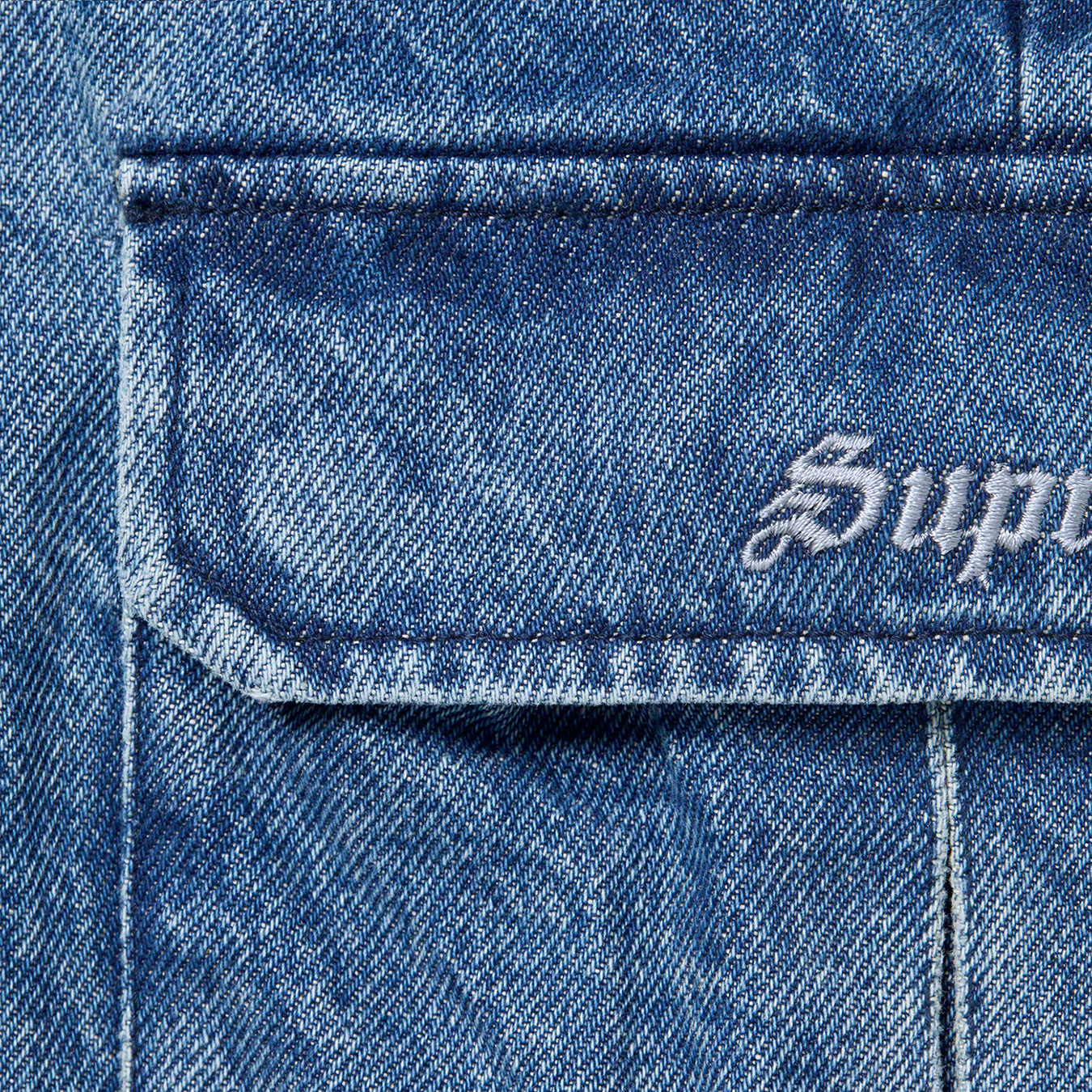 22ss Supreme Cargo Work Short Denim ショーツ