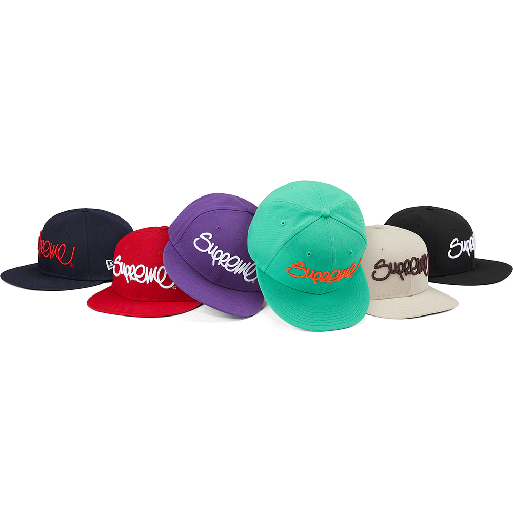 SUPREME シュプリーム 22SS Handstyle New Era Cap ハンドスタイル ニューエラ キャップ ブラック 7 1/2(59.6cm)