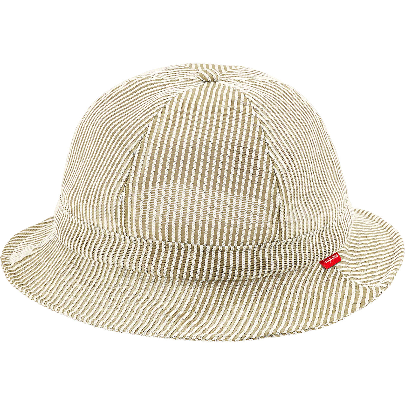 supreme ベルハットstripe mesh bell hat taupe