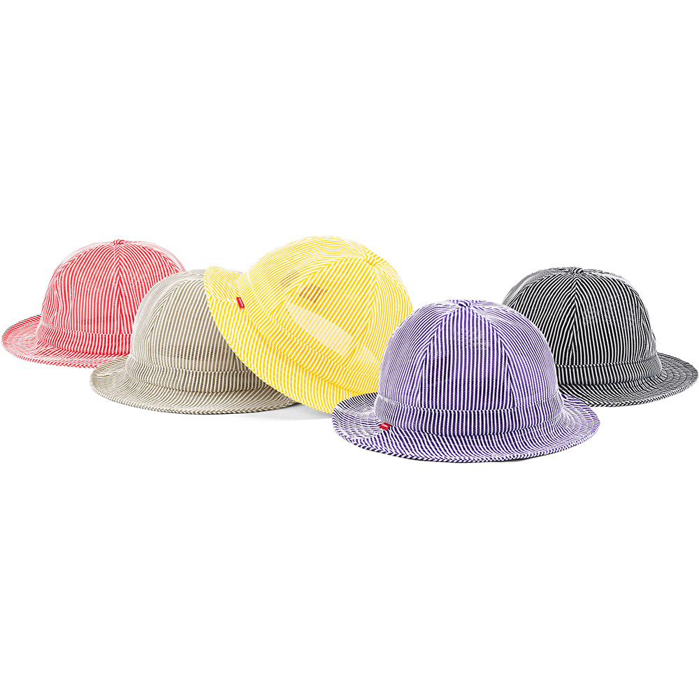 Supreme Stripe Mesh Bell Hat パープル M/L 新品 - ハット