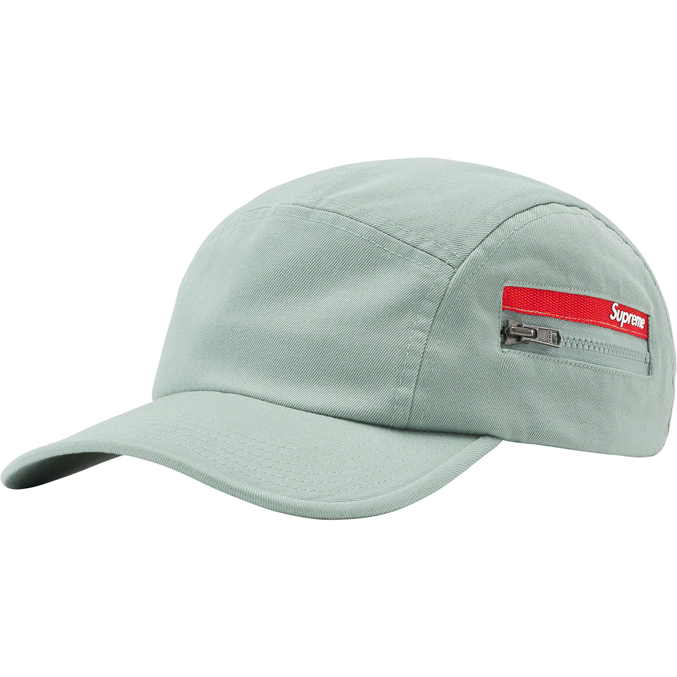 Supreme Zip Pocket Camp Cap 白 レア-