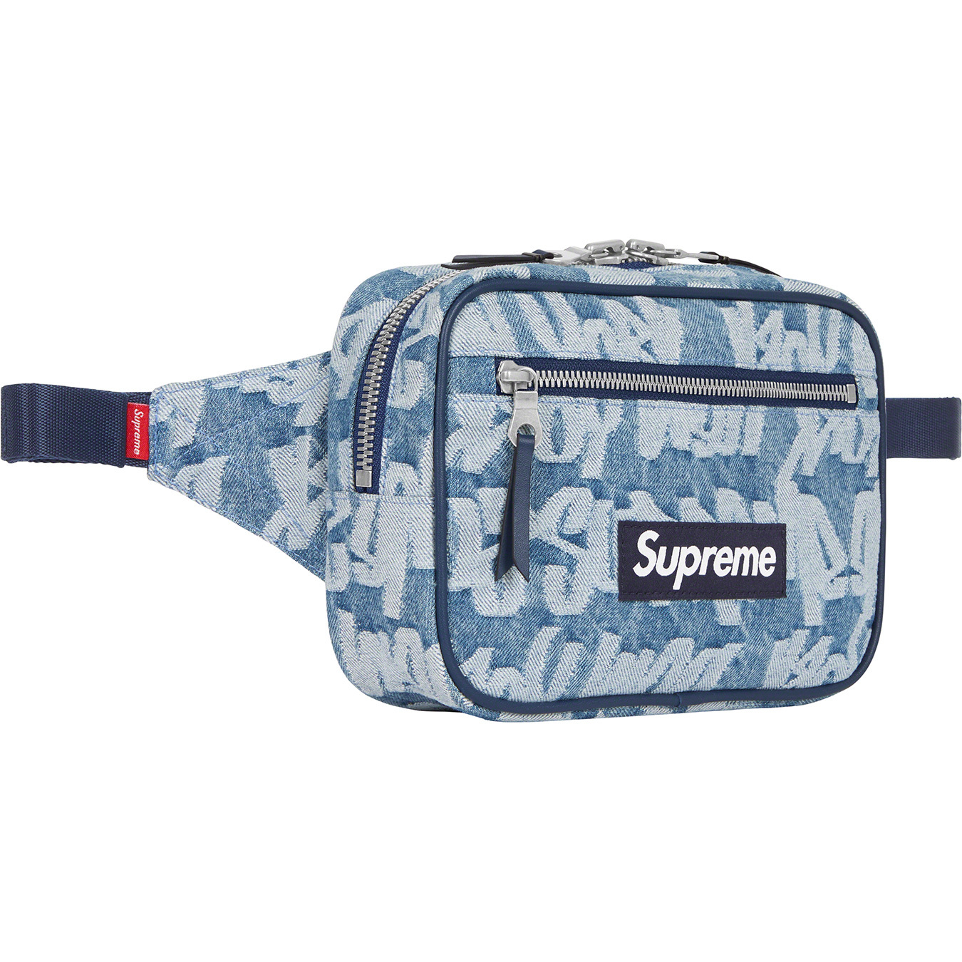 Supreme Fat Tip Jacquard Denim Waist Bag