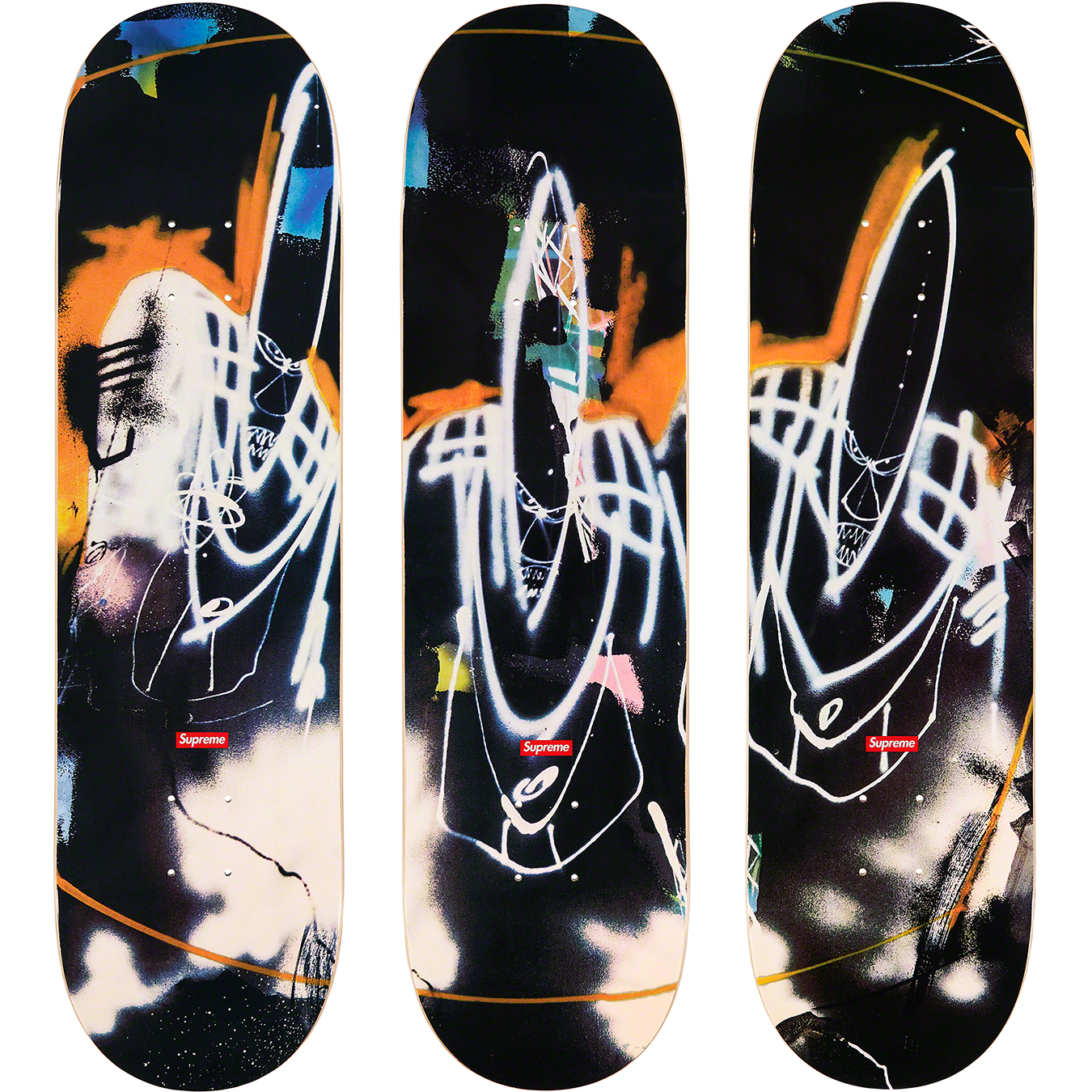 Supreme Futura Skateboards (Set of 3)