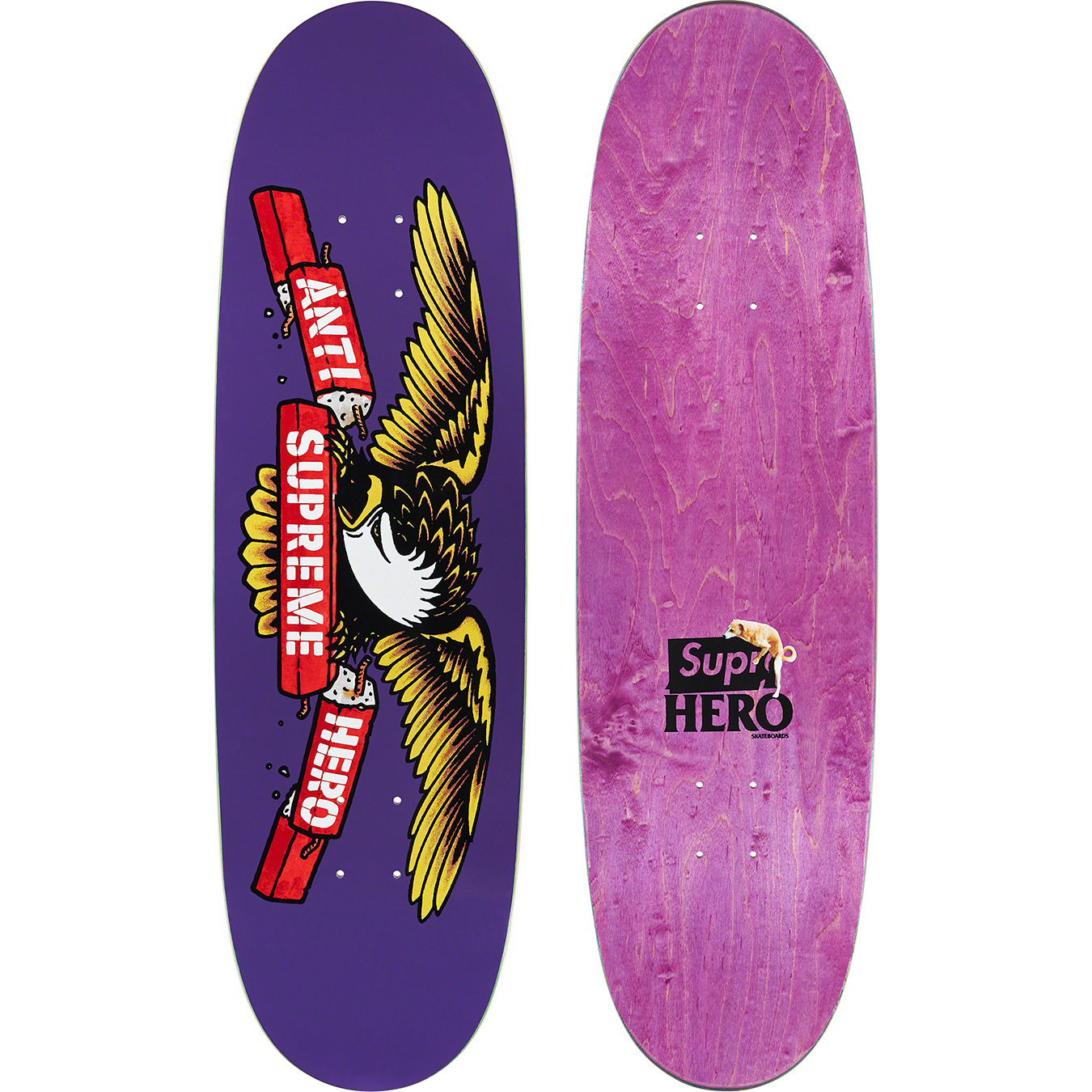 Supreme®/ANTIHERO® Curbs Skateboard