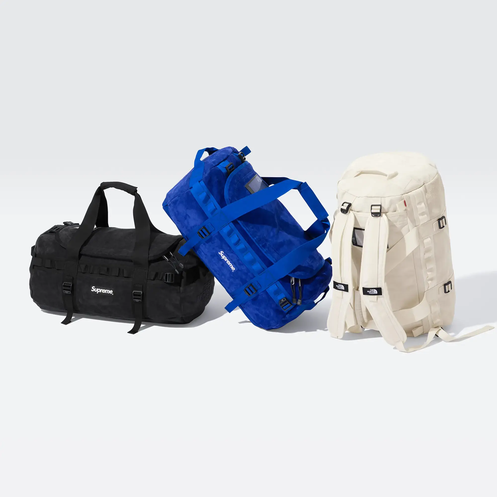 Supreme®/The North Face® Suede Small Base Camp Duffle Bag
