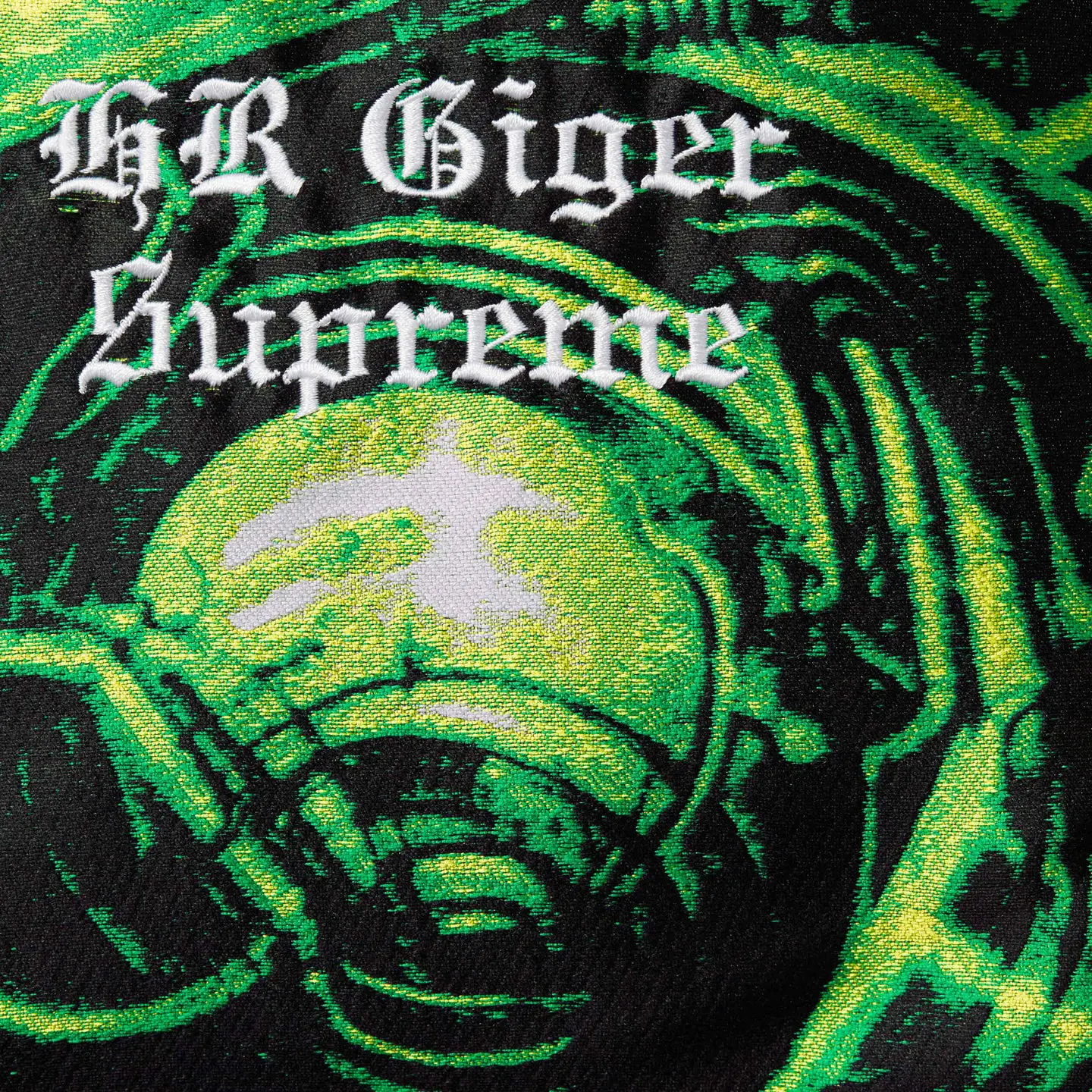 Supreme H.R. Giger Jacquard Down Puffer Jacket