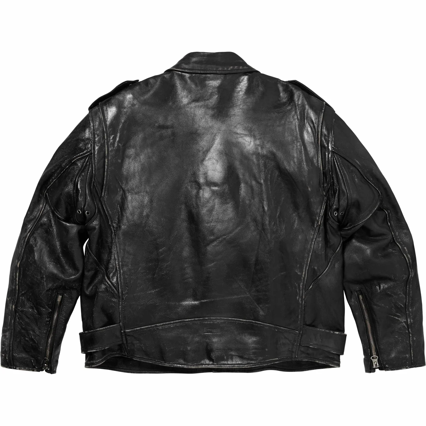 Supreme Supreme®/blackmeans Painted Leather Motorcycle Jacket