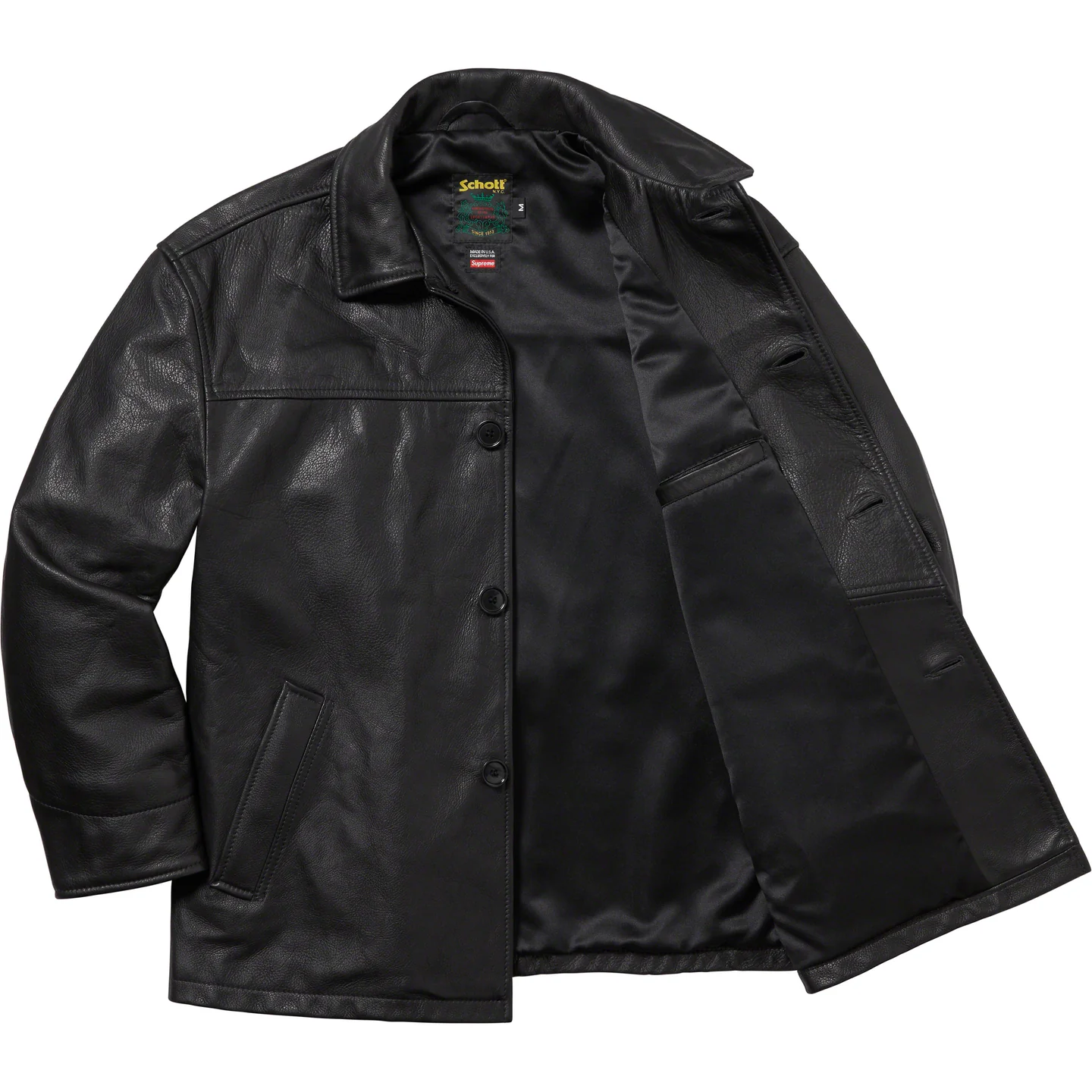 Supreme Supreme®/Schott® Leather Car Coat